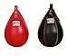 CLETO REYES Platform Leather Punching Speed Bag for Boxing, MMA, Muay Thai, Training Equipment, Classic Red, Large