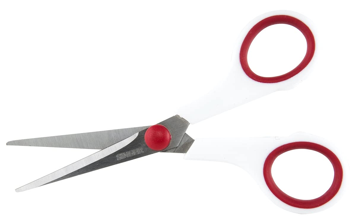 SINGER 00448 5-1/2-Inch Sewing Scissors with Comfort Grip, ,