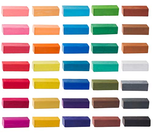 Soft Pastel, Easy to Use Colored Pastels for Blending, Gradation, Texture and More, for Artists, Beginners, and Hobbyists - 36 Vibrant Vivid Colors - Thumbnail 3