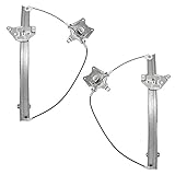 Driver and Passenger Front Manual Window Lift Regulators Assemblies Replacement for Nissan D21 Pickup Truck & Pathfinder 807013B300 807003B300