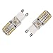 KINGSO 6pcs Pack G9 5W 3014 SMD 64 LED Warm White Light LED Corn Crystal Light Bulbs 360 Degrees Energy Saving Capsule Spotlight Lamps AC 110V