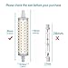KINDEEP 2pcs 118mm R7S LED Bulb 75W-100W Halogen Equivalent, AC 110V-130V, J Type R7S Base, Daylight White 6000K, Not Dimmable, 2-Pack