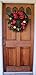 The Wreath Depot Easton Christmas Wreath 24 Inch, Elegant Designer Holiday Door Wreath, Designed in USA, White Gift Box Included