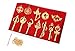 Sailor Moon Sailor Pretty Moon Guardian 12pcs Cosplay Keychain Necklace Toy,Golden,one size