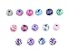 AlphaAcc 100 Fimo Polymer Clay Round Beads Variety Size 8mm