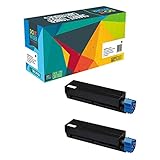 Do it Wiser Compatible Oki MB451W Toner Cartridges | 44992405 (2-Pack 1,500 Pages)