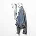 Umbra Yook Organizer, Compact Organizer with Hooks, Great for Storing Keys, Mail, Wallets, Phones and Chargers, Made of Steel, White/Gray