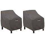 Classic Accessories Ravenna Patio Deep Seat Lounge Chair Cover (2-Pack)