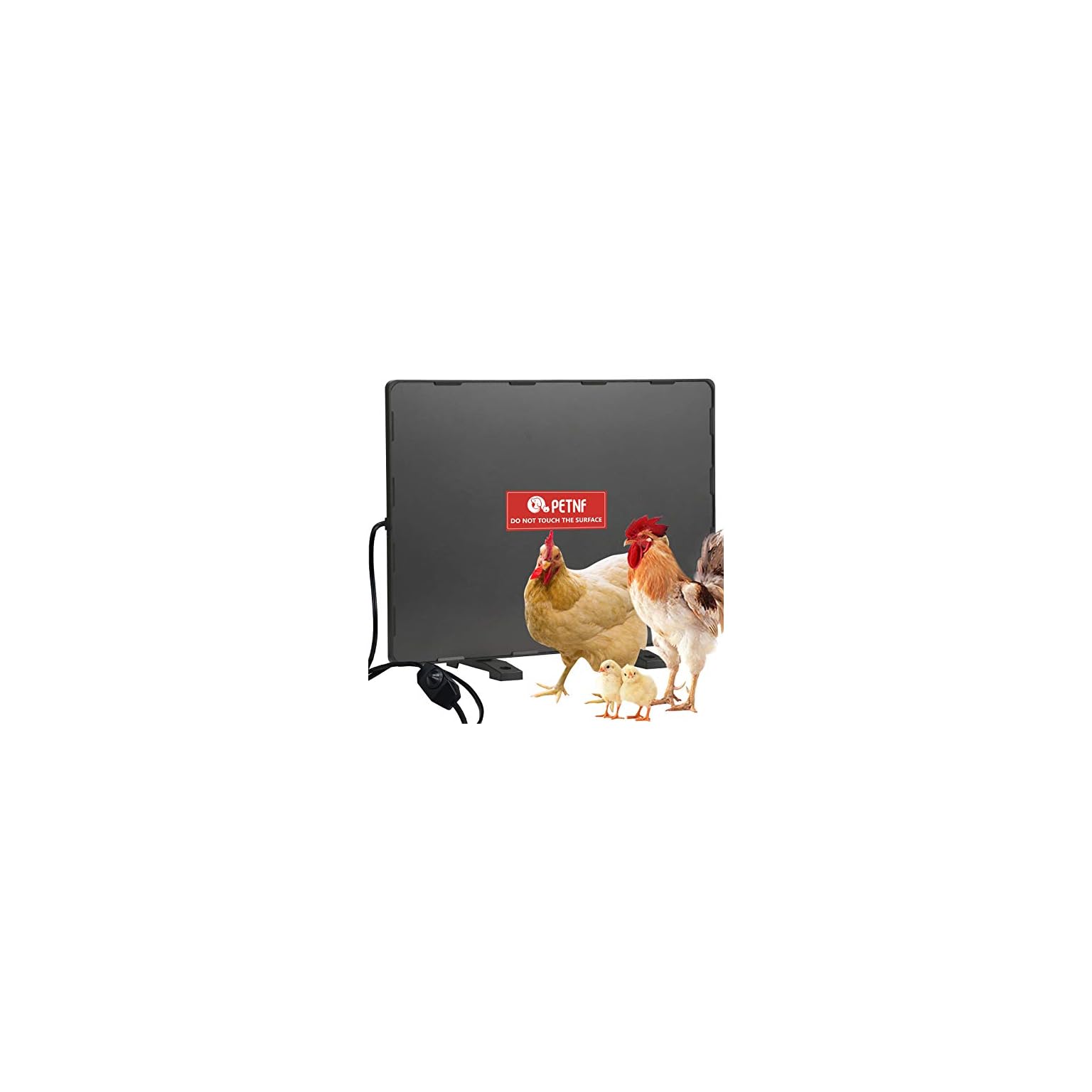 PETNF Chicken Coop Heater 140 Watts Radiant Heat Chicken Heater Energy Efficient Design Safer