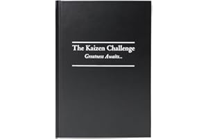 Kaizen Challenge - Self Improvement Journal for Men & Women - Daily Planner and Habit Tracker for Productivity, Discipline, and Mental Health - 20 Week Life Planner Journal