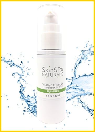 SkinSPA NATURALS Vitamin C and Hyaluronic Acid Serum. Best Anti Aging Face Serum, Non Oily Moisturizer With Antioxidants, Pro-Vitamin B5, Oat Extract (Emollient and Humectant). All Skin Types