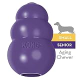 KONG - Senior Dog Toy - Gentle Natural Rubber - Fun to Chew, Chase and Fetch - For Small Dogs