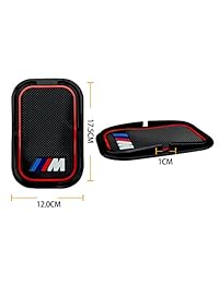 s-weka 2pcs M Line coche accesorios Interior taza antideslizante alfombrilla para BMW Series 1, 3, 5, 7 °F30 °F35 320Li 316i x1 X3 X4 X5 X6 (2.9" de diámetro.(x3 X4 5 7 Series)
