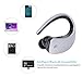 Global-store Q2 Bluetooth Headphones V4.1 Wireless Bluetooth Headset Earphones Noise Cancelling Sweatproof Earbuds With Mic for iPhone,iPad iPod,Samsung LG, and Other Bluetooth Device（Sliver）
