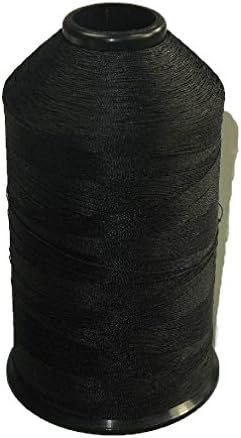 Black - Premium Bonded Nylon Sewing Thread #69 Tex70 8oz 3000yd Good for Leather