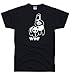 DirtyRagz Men's WWF Funny Panda Bear Wrestling T Shirt BLACK