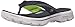 Skechers Performance Womens Go Walk Pizazz Flip Flop,Navy/White,7 M US