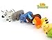 Little Treasures Baby Animal Farm Collection Bathtub Toy Set Includes Cow, Rabbit, Owl, Raccoon, Hippo, Lion and More!