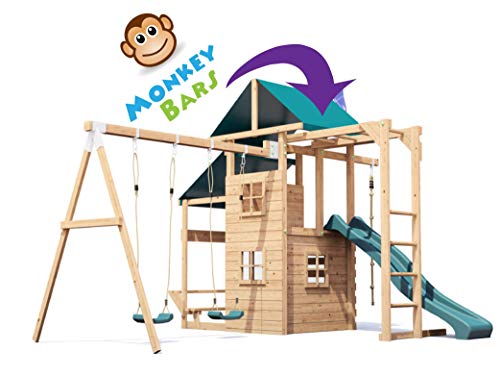 garden climbing frame with slide