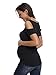 Liu & Qu Women's Maternity Cold-Shoulder Short Sleeve Scoop Neck Ruched T-Shirt Top