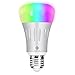 Smart LED Light Bulb,LUCKY CLOVER Wifi Light A19 Bulbs,60W Equivalent,Dimmable Multicolored Color,No Hub Required,Smartphone Wireless Remote Control Daylight&Night Light,Compatible with Alexa.