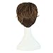 MapofBeauty Fashion Girl Natural Short Curly Wigs-Brown-Ladies