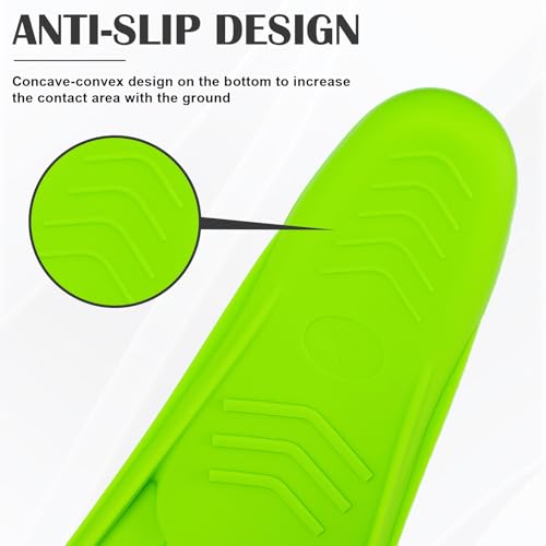 YushengTai Swimming Fins, Short Fins for Kids and Adults, Silicone Diving Fins for Beginners
