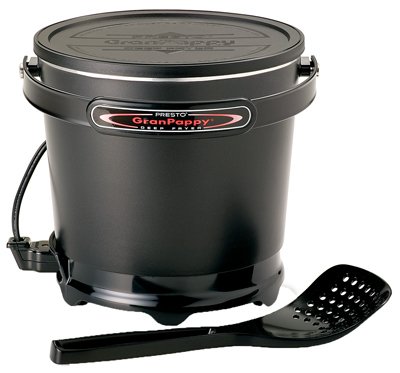 Click Here to See More Images Gran Pappy Deep Fryer 1500 W Non-Stick Inside & Out Gray