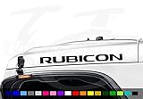 Jeep Wrangler Rubicon New Style Vinyl Hood Decals 22
