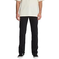 Volcom Men's Solver Denim Jean, Black Out