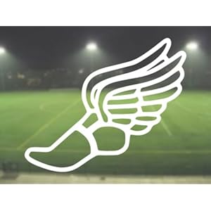 AK Wall Art Track and Field Shoe – Vinyl Decal – Car Truck Laptop – Select Size