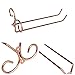 Wine Glass Racks, 2Pcs Single Row Stainless Steel Wall-Mounted Wine Glass Rack Hanger Bar Home Cup Glass Holder By Hmane (Steel)