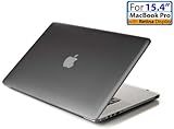 iPearl mCover Hard Shell Case with FREE keyboard cover for 15-inch Model A1398 MacBook Pro (with 15.4-inch Retina Display, with or without Force Touch Trackpad) - BLACK