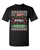 New I Don't Know Margo Vacation Ugly Christmas Gift Funny DT Adult T-Shirt Tee