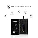 Bluetooth Earbud, Kissral Mini Wireless Headphone Car Headset with USB Charger 6 Hours Talking Time for iPhone and Android (One Piece)- Black