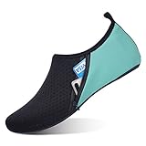 JIASUQI Unisex Outdoor Beach Pool Water Shoes Aqua Socks for Women Men Yoga Exercise