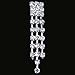Flowergirl Bridesmaid Bridal Wedding Party 3-Row Rhinestone Necklace Earring Set
