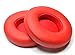 Replacement Earpad cushions For Beats Solo 2 ,Solo 3 Wired & Wireless Headphone With ITIS Logo Cable Clip (RED)