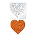 Tonic Studios 1044e Rococo Die & Stamp Set - Vine Heart, Grey