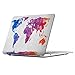 iCasso Macbook Air 13 Inch Case Art Printing Matte Hard Shell Plastic Protective Cover For Macbook Air 13 Inch Model A1369/A1466 (World Map)