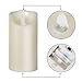 Big House Flickering Flameless Candles with Timer Remote Control 4 5 6 Inch Set of 3 Real Wax Pillar Battery Operated LED Candle