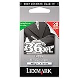 Lexmark 36XL (18C2170) Black High Yield OEM Genuine Inkjet/Ink Cartridge - Retail