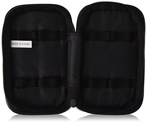 8-Bottle Essential Oil Roll-Ons Pocket Presenter Case 5-15ml - Black by TheraPure Health Essentials