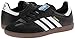 adidas Originals Men's Samba Soccer-Inspired Sneaker,Black/White/Gum,7 M US