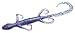 Zoom Bait 6-Inch Lizard Bait-Pack of 9 (Blue Flash)