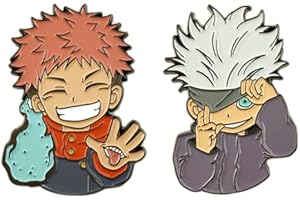 OYSTERBOY Premium Quality Enamel Brooches Pin Japan Jujutsu Kaisen Characters Yuji Gojo for SchoolBags Backpacks Vests Shirts Jeans Jackets Clothing DIY Gifts Cosplay Costume