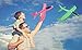 Airplane Toys Throwing Foam Plane, 20 Inch Gaint LED Light Up Glider Airplane Model Toy with Dual Flight Mode Challenging Outdoor Plane Jet Sports Game Flying Toys Gift for Kids Toddlers Teen (4 Pack)