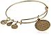 Alex and Ani Fleur de Lis III Expandable Rafaelian Gold Bangle Bracelet