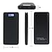 SKstyle 10000mAh External Battery Power Bank, 3 USB Port Portable External Charger Backup Pack with Build in LCD Display for iPhone, iPad, Samsung Galaxy Nexus (Black)
