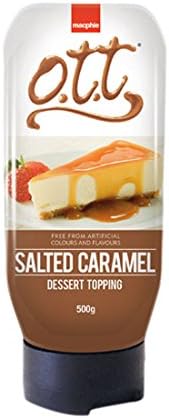 Macphie Salted Caramel Dessert Topping 500 g (Pack of 12)